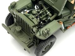 1:18 WILLYS Jeep with Trailer US Army 1941 74016 - Autoart Signature
