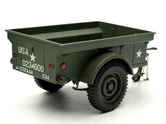 1:18 WILLYS Jeep with Trailer US Army 1941 74016 - Autoart Signature