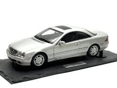 1:18 Mercedes-Benz CL 500 C215 W215 Silver Mermer Tabla - Autoart