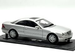 1:18 Mercedes-Benz CL 500 C215 W215 Silver Mermer Tabla - Autoart
