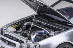 1:18 Nissan Skyline GT-R R34 Z Tune 2002 Silver - Autoart