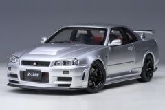 1:18 Nissan Skyline GT-R R34 Z Tune 2002 Silver - Autoart