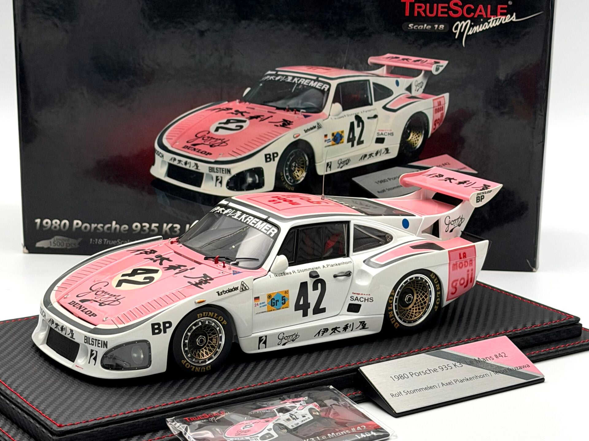 1:18 Porsche 935 K3 Pink #42 Le Mans 1980 - True Scale