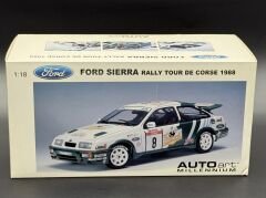 1:18 Ford Sierra Cosworth RS Tour De Corse Rally 1988 - Autoart