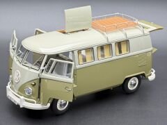 1:18 Volkswagen T1 Camping Bus 1959 Green - Schuco Exclusive