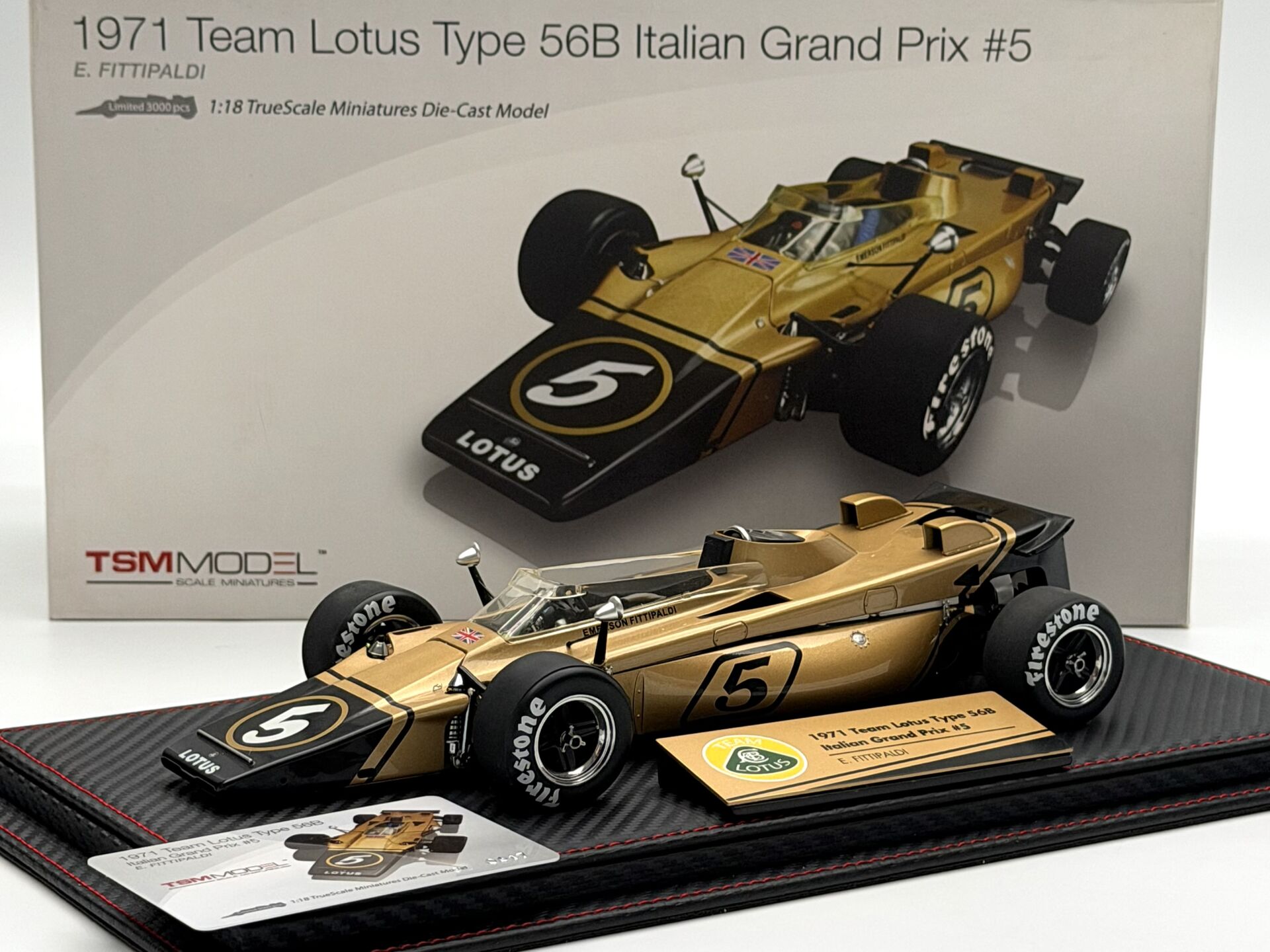 1:18 Lotus Type 56B Italian GP Emerson Fittipaldi 1971 - TSM Model