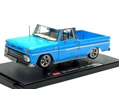1:18 Chevrolet C-10 Pick Up Lowrider 1965 Blue - Sun Star