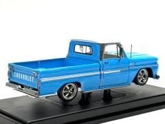 1:18 Chevrolet C-10 Pick Up Lowrider 1965 Blue - Sun Star