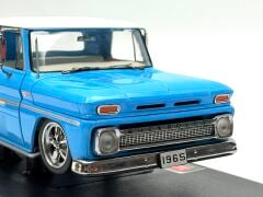 1:18 Chevrolet C-10 Pick Up Lowrider 1965 Blue - Sun Star