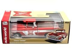 1:18 Chevrolet Cameo Pick Up 1957 Miller Red - Auto World