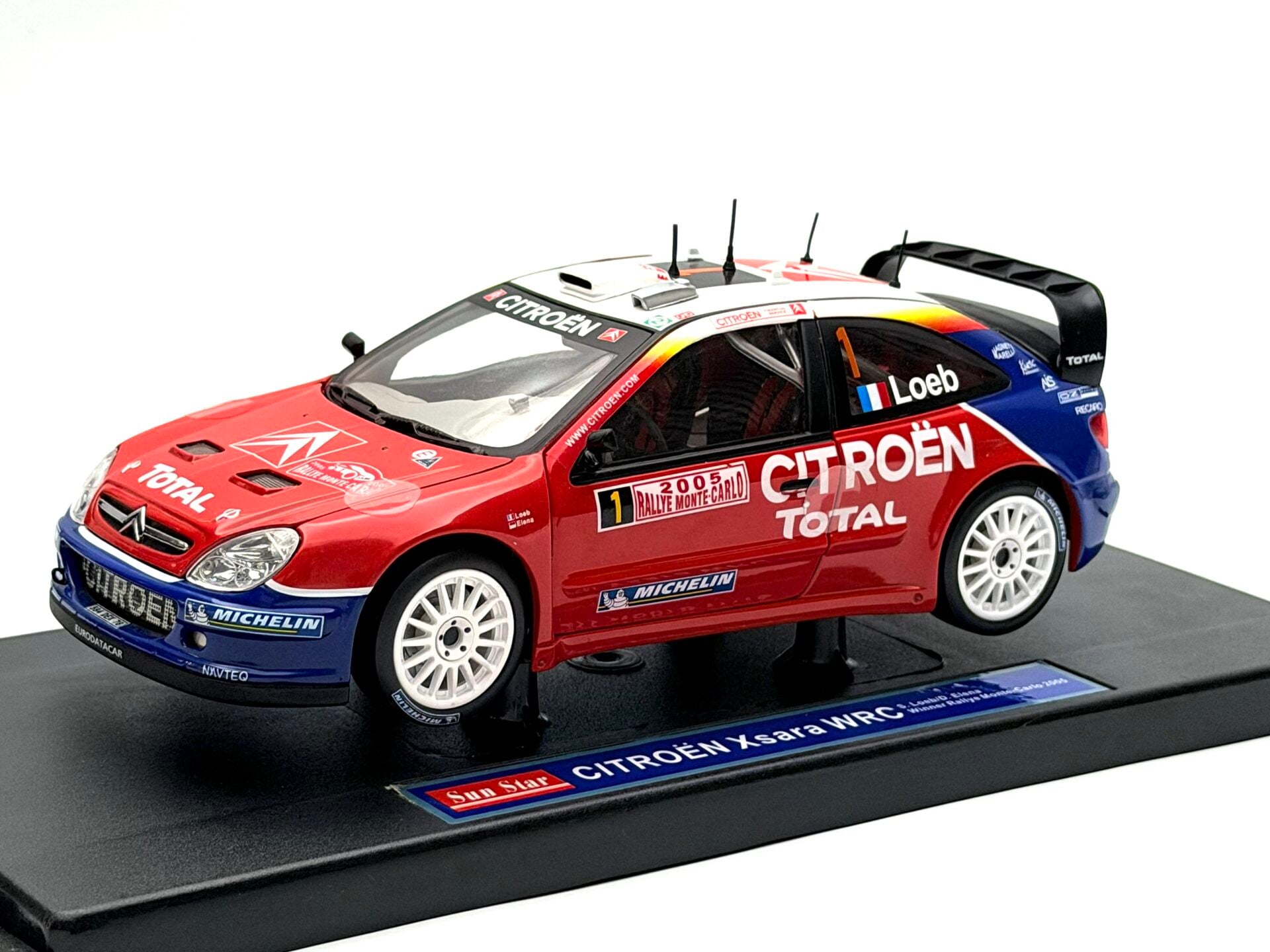 1:18 Citroen Xsara WRC 2005 Monte Carlo Winner LOEB - Sun Star