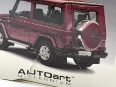 1:18 Mercedes-Benz G500 SWB 1998 Red 76113 - Autoart