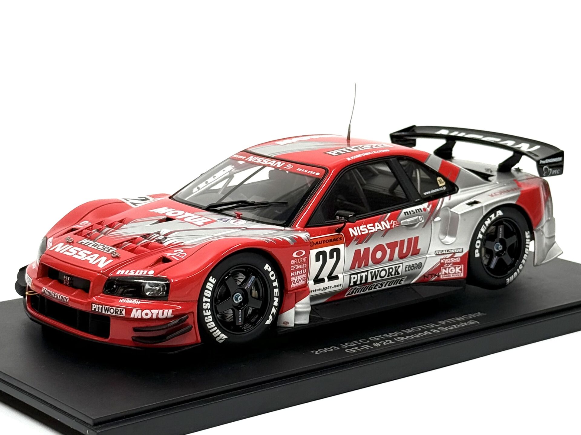 1:18 Nissan GT-R R34 2003 JGTC Motul Pitwork #22 80376 - Autoart