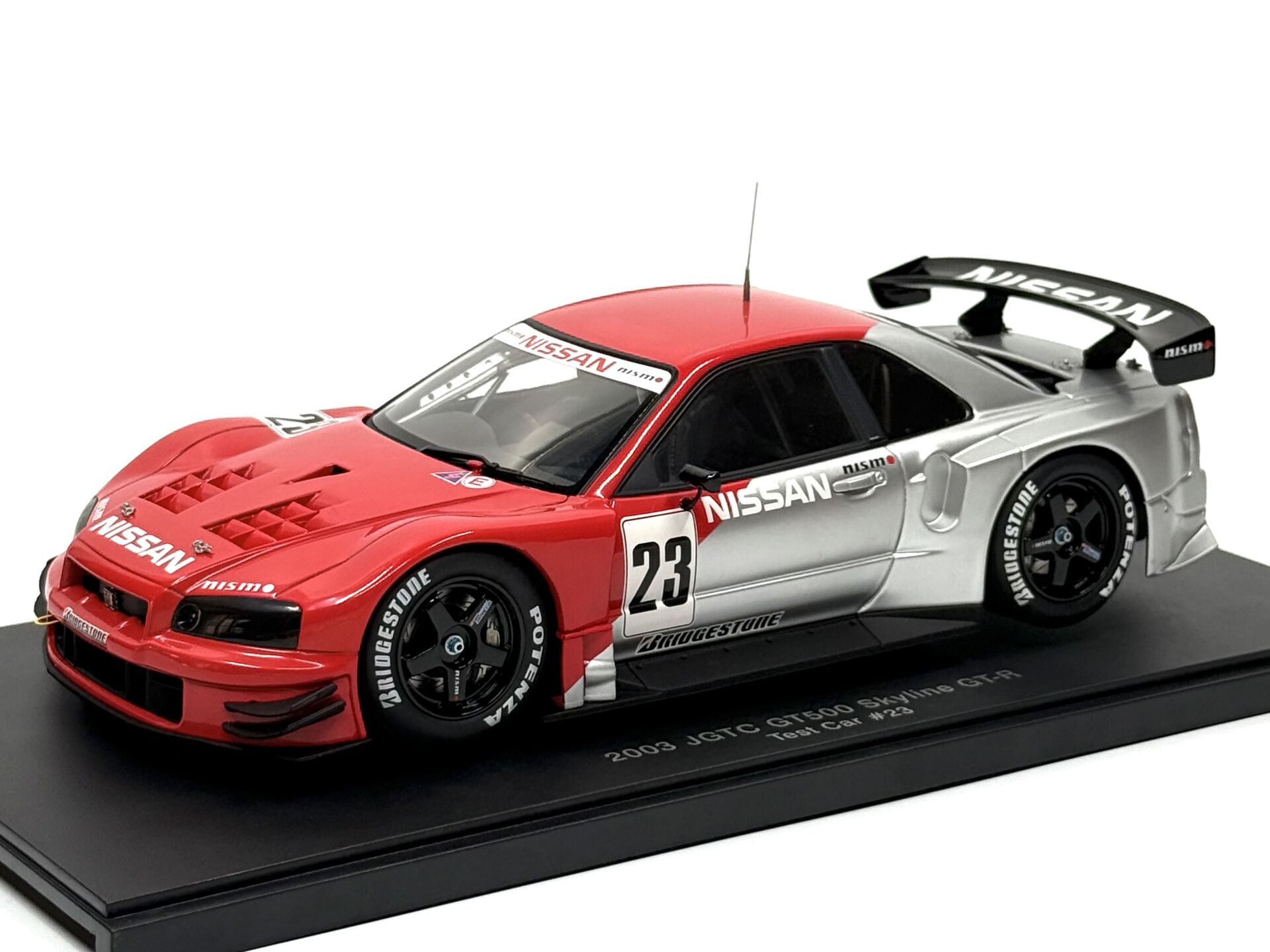 1:18 Nissan GT-R R34 Nismo 2003 JGTC Test Car #23 80380 -Autoart