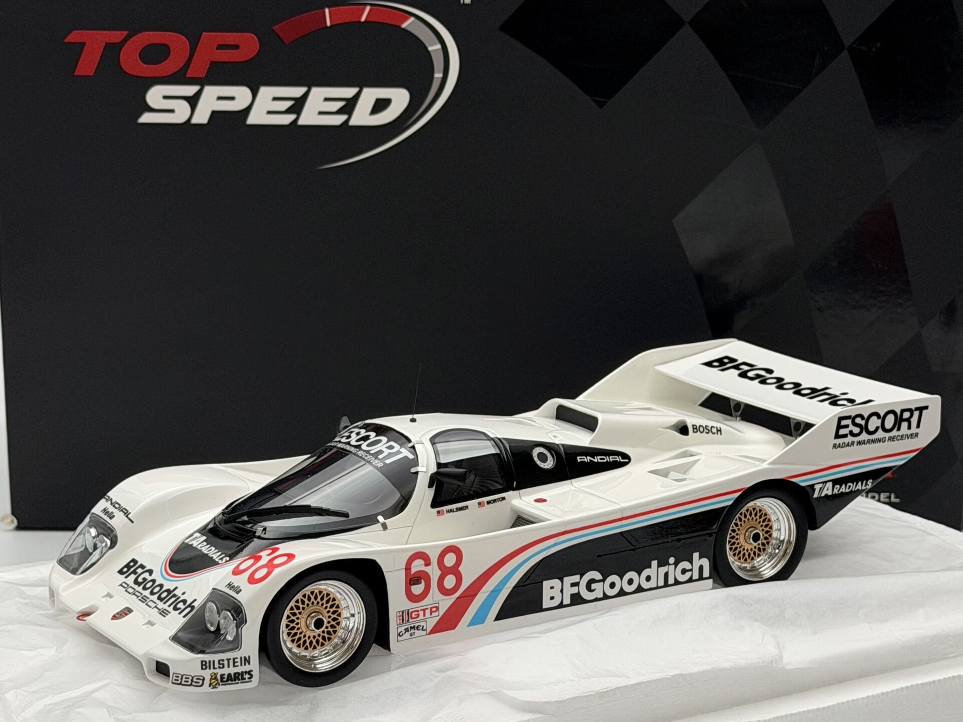 1:18 Porsche 962 IMSA 500 Miles BF Goodrich 1986 - TrueScale