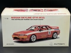 1:18 Nissan Skyline GT-R R32 ATCC 1992 JIM RICHARDS #1 - Autoart