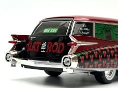 1:18 Cadillac Eldorado Hearse RAT FINK 1959 - Auto World