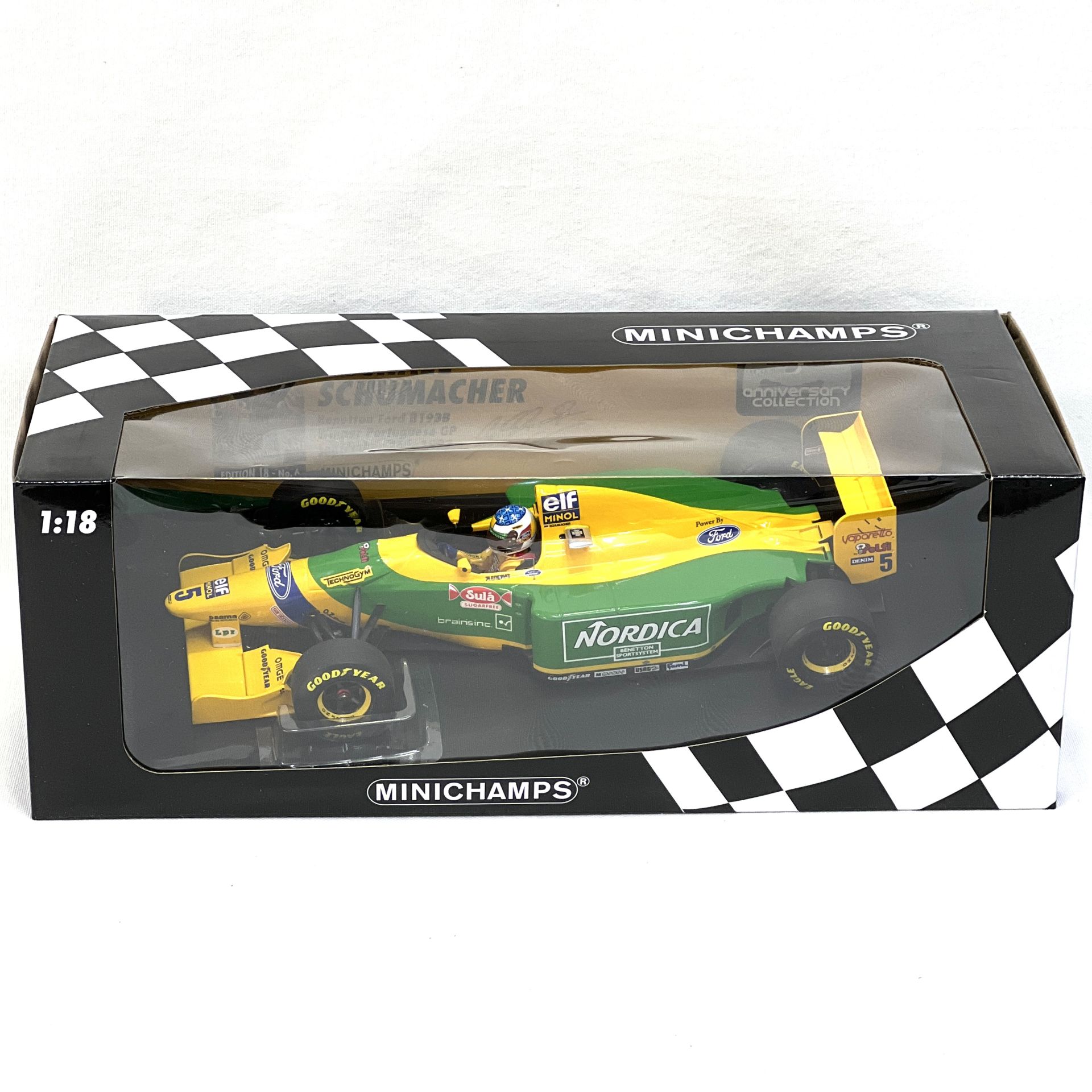 1:18 Benetton F1 B193 Portugal GP Winner M.Schumacher - Minichamps