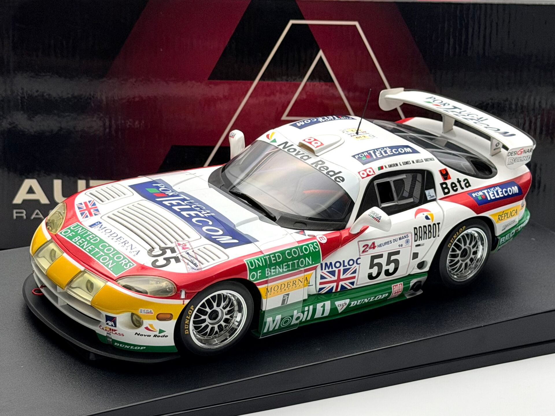 1:18 Dodge Viper GTS-R 1998 Le Mans Benetton - Autoart