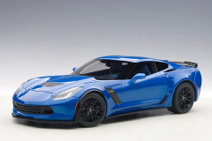 1:18 Chevrolet Corvette C7 Z06 Laguna Blue 2016 - Autoart