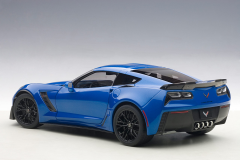 1:18 Chevrolet Corvette C7 Z06 Laguna Blue 2016 - Autoart