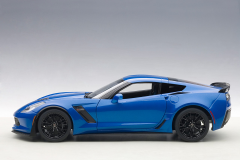 1:18 Chevrolet Corvette C7 Z06 Laguna Blue 2016 - Autoart