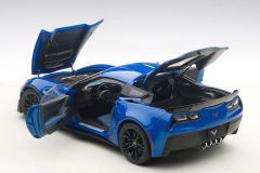 1:18 Chevrolet Corvette C7 Z06 Laguna Blue 2016 - Autoart