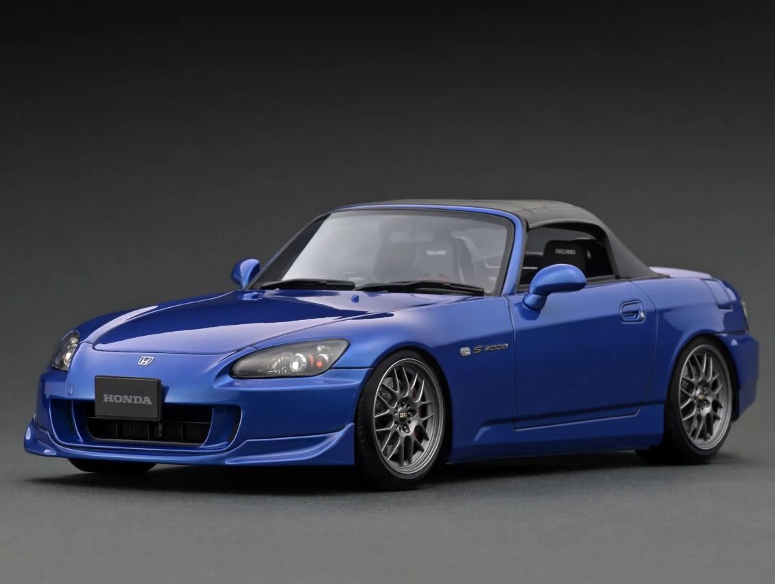 1:18 Honda S2000 AP2 Blue Metallic IG2586 - Ignition Model