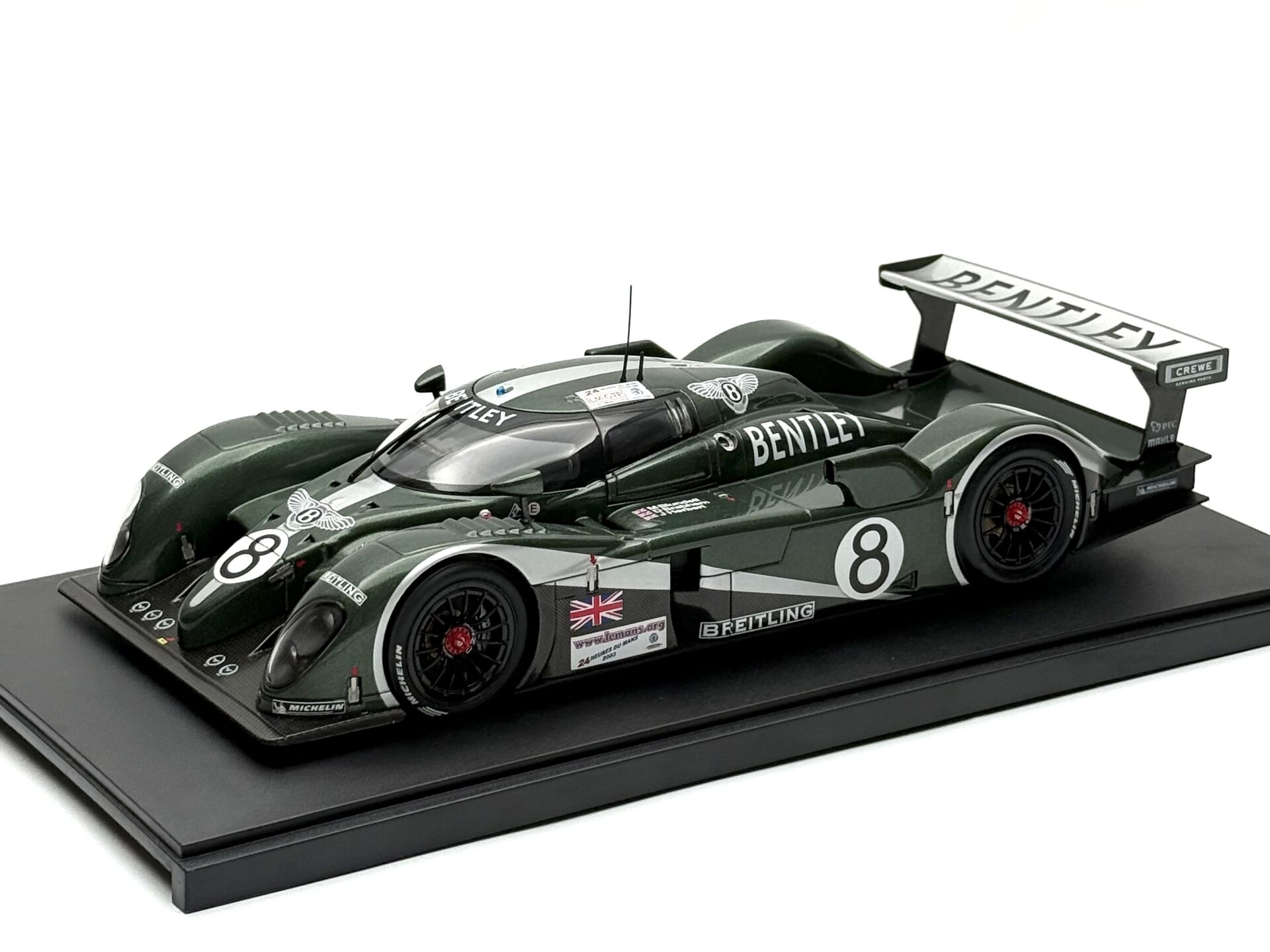 1:18 Bentley Speed 8 Le Mans 2003 2nd Position Brabham - Autoart