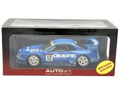 1:18 Nissan Skyline R34 GT-R JGTC 2002 Calsonic - Autoart
