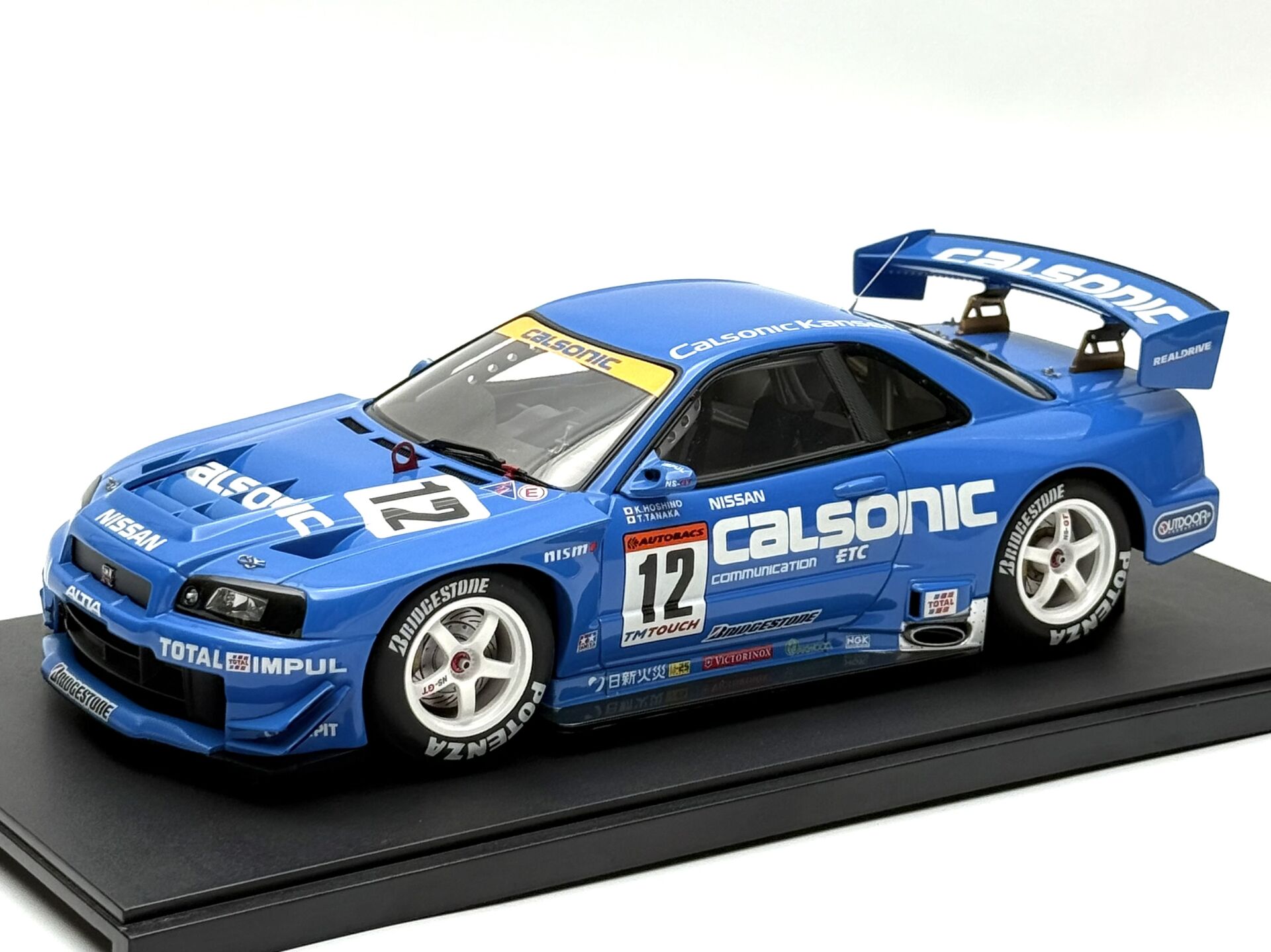 1:18 Nissan Skyline R34 GT-R JGTC 2002 Calsonic - Autoart