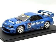 1:18 Nissan Skyline R34 GT-R JGTC 2002 Calsonic - Autoart
