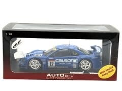 1:18 Nissan Skyline R34 GT-R 2002 Suzuka Winner Calsonic - Autoart