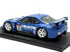 1:18 Nissan Skyline R34 GT-R 2002 Suzuka Winner Calsonic - Autoart
