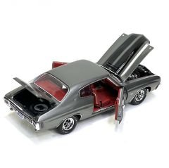 1:18 Chevrolet Chevelle LS6 SS Coupe 1970 Grey Black -ACME