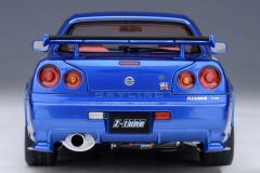1:18 Nissan Skyline GT-R R34 Z Tune 2002 Bayside Blue - Autoart