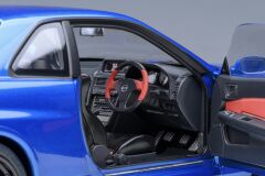 1:18 Nissan Skyline GT-R R34 Z Tune 2002 Bayside Blue - Autoart