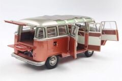 1:18 Volkswagen T1 Samba Open Roof 1962 Copper Met - Schuco