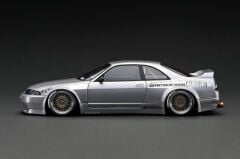 1:18 Nissan Skyline GT-R R33 Pandem Silver - Ignition Model