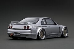 1:18 Nissan Skyline GT-R R33 Pandem Silver - Ignition Model