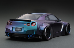 1:18 Nissan GT-R R35 LB Works Purple-Green Met. IG1033  - Ignition Model