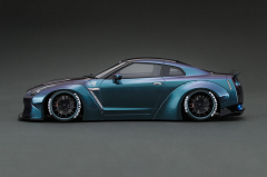 1:18 Nissan GT-R R35 LB Works Purple-Green Met. IG1033  - Ignition Model