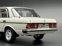 1:18 Mercedes-Benz 200 W123 with AMG Spoiler White 1980 - Norev