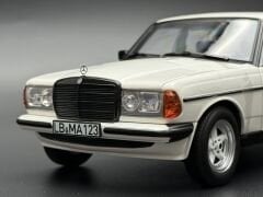 1:18 Mercedes-Benz 200 W123 with AMG Spoiler White 1980 - Norev