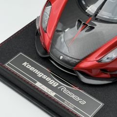 1:18 Koenigsegg Regera Avan Style Red/Carbon - Fronti Art