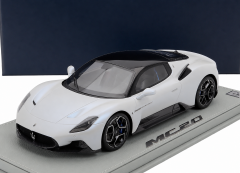 1:18 Maserati MC 20 Bianco Audace White - BBR Models
