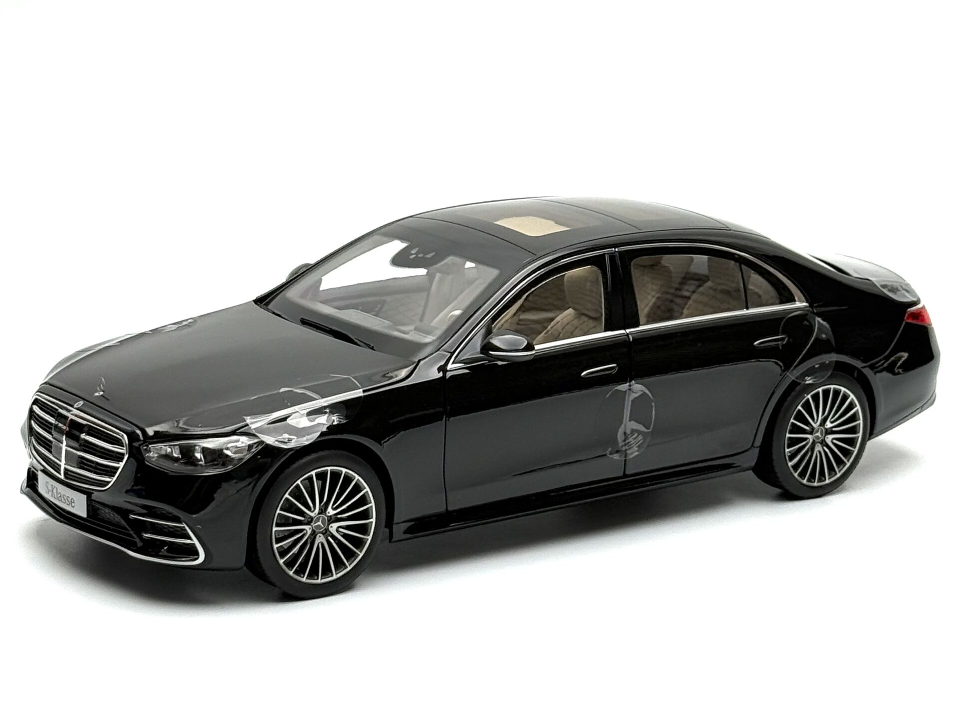1:18 Mercedes-Benz S Class W223 AMG Line Onyx Black - Norev