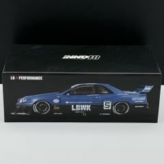 1:18 Nissan Skyline ER34 LBWK Super Silhouette 2020 Blue - INNO