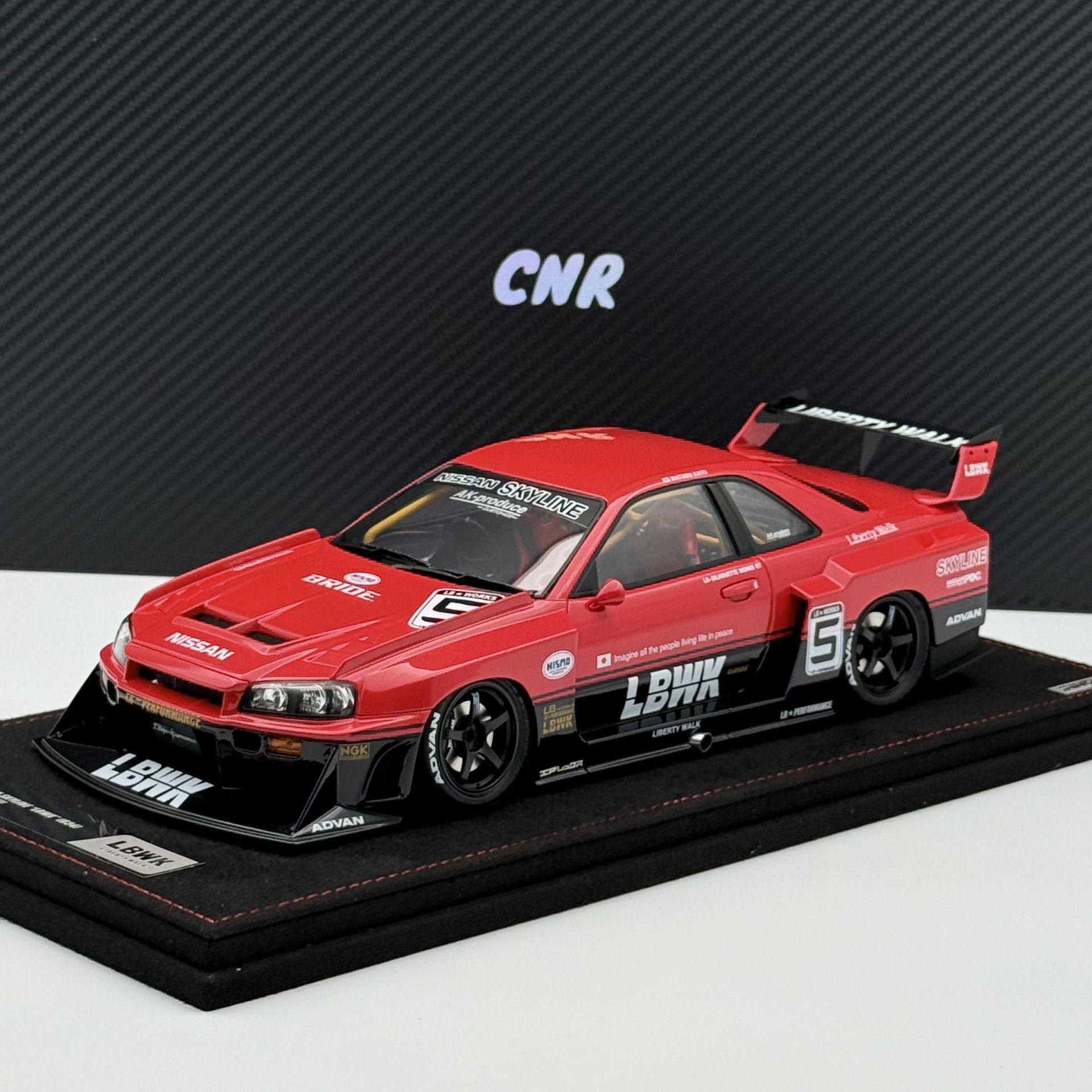 1:18 Nissan Skyline ER34 LBWK Super Silhouette 2020 NO:5 - INNO