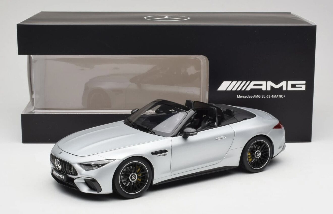1:18 Mercedes-Benz AMG SL63 R232 Silver 2024 - I Scale